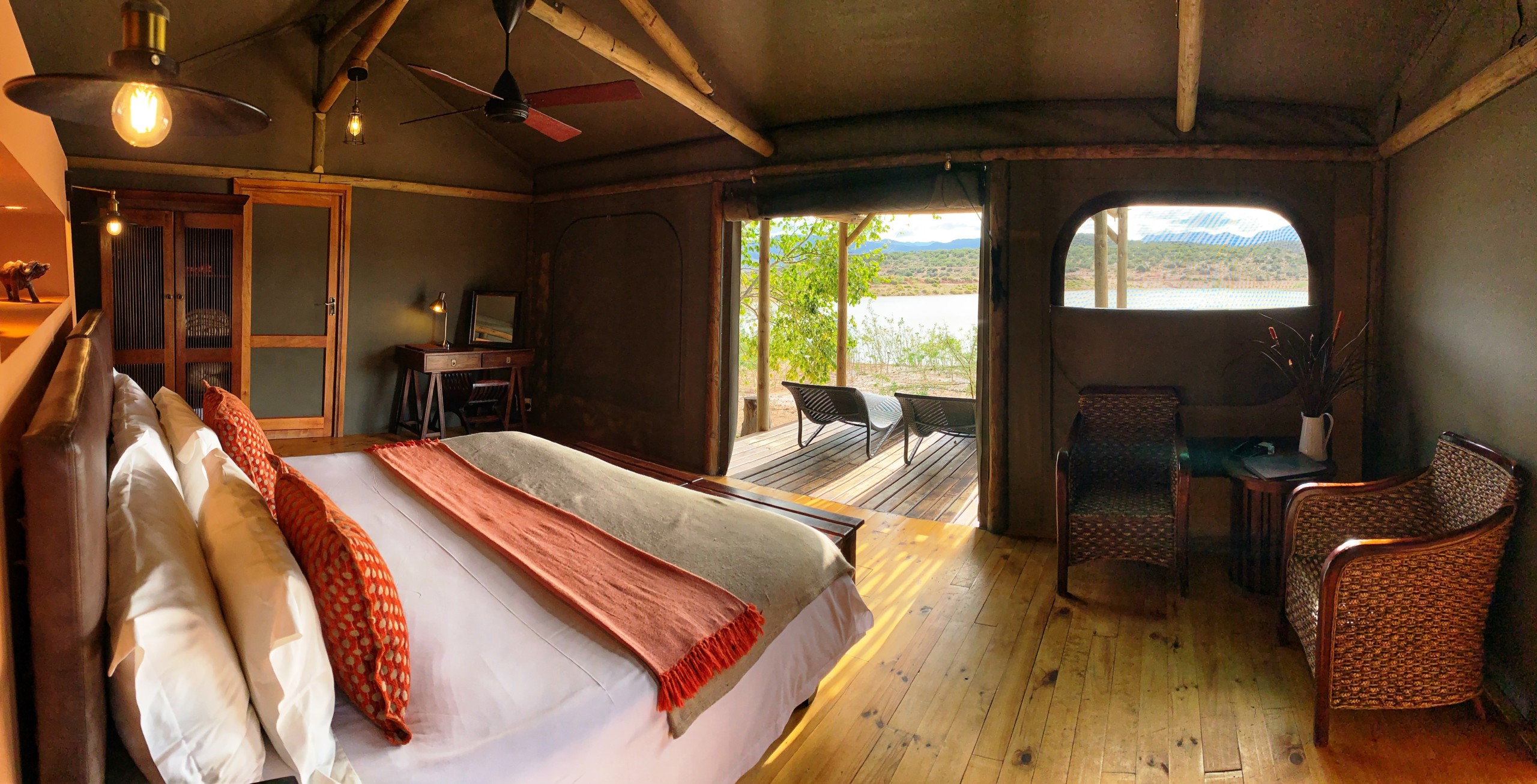 Buffelsdrift Game Lodge Unique, understated elegance in our luxury tented accommodation in Oudtshoorn.